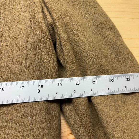 Vintage Cooper Sportswear Jacket Small Brown Wool Coat Newark New Jersey 70s - Picture 5 of 16